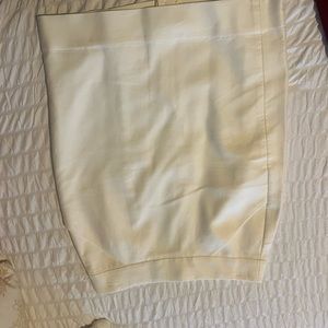 Jcrew white pencil skirt, size 0